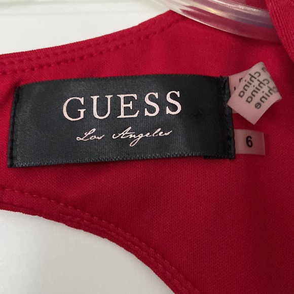 $10 only work once red floral print cocktail dress! - Picture 5 of 11